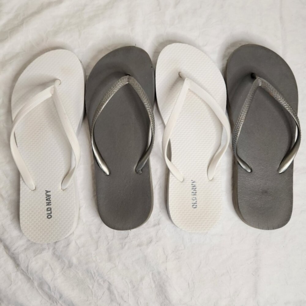 2 Pairs Flip Flop Sandals